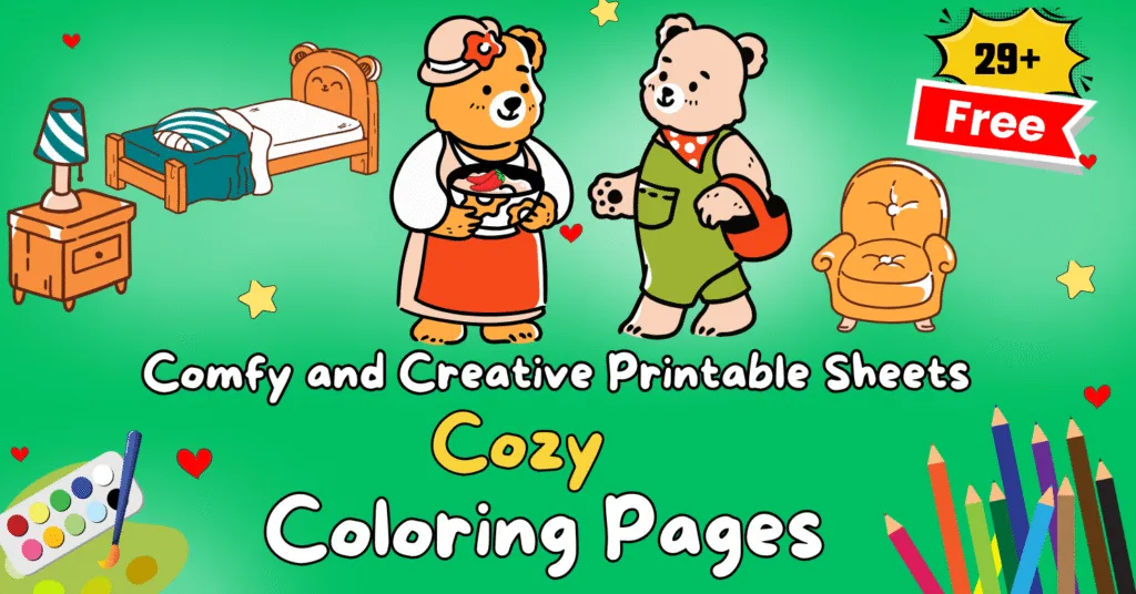 Cozy Coloring Pages Free Coloring Sheets