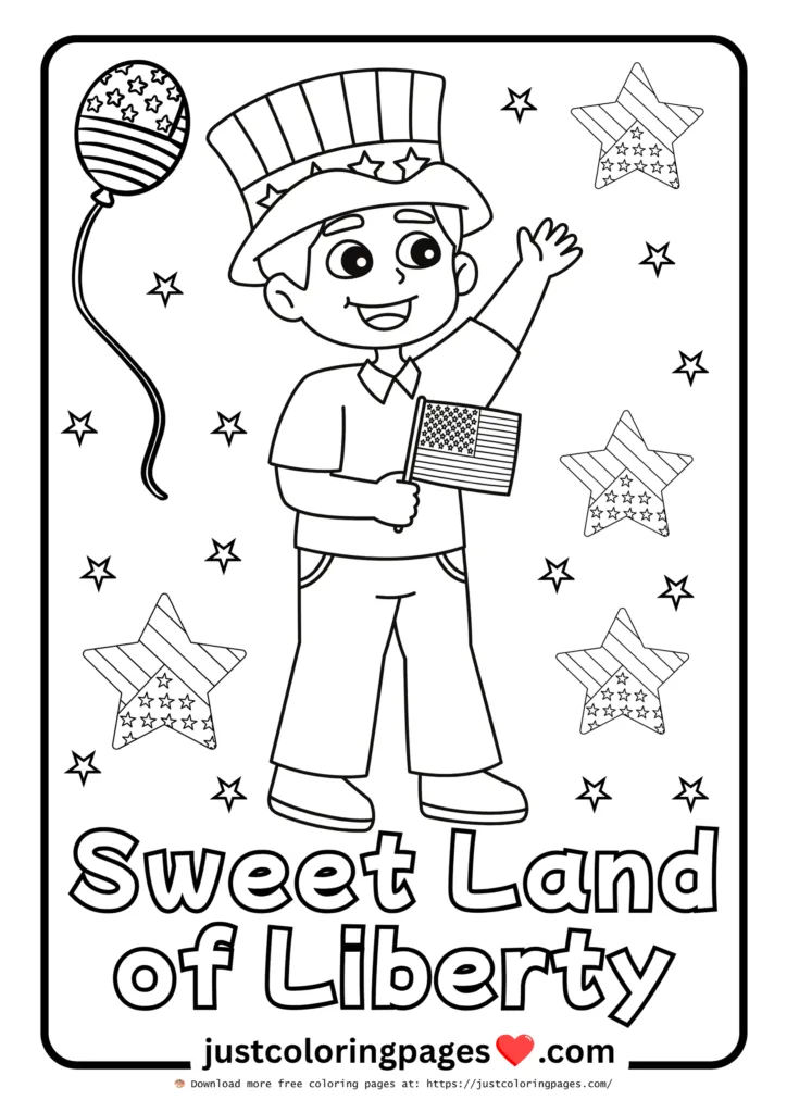20+ Free American Flag Coloring Pages for Kids (PDF) 15 American flag coloring pages free download