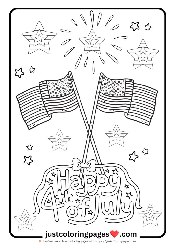 20+ Free American Flag Coloring Pages for Kids (PDF) 12 American flag coloring pages free download