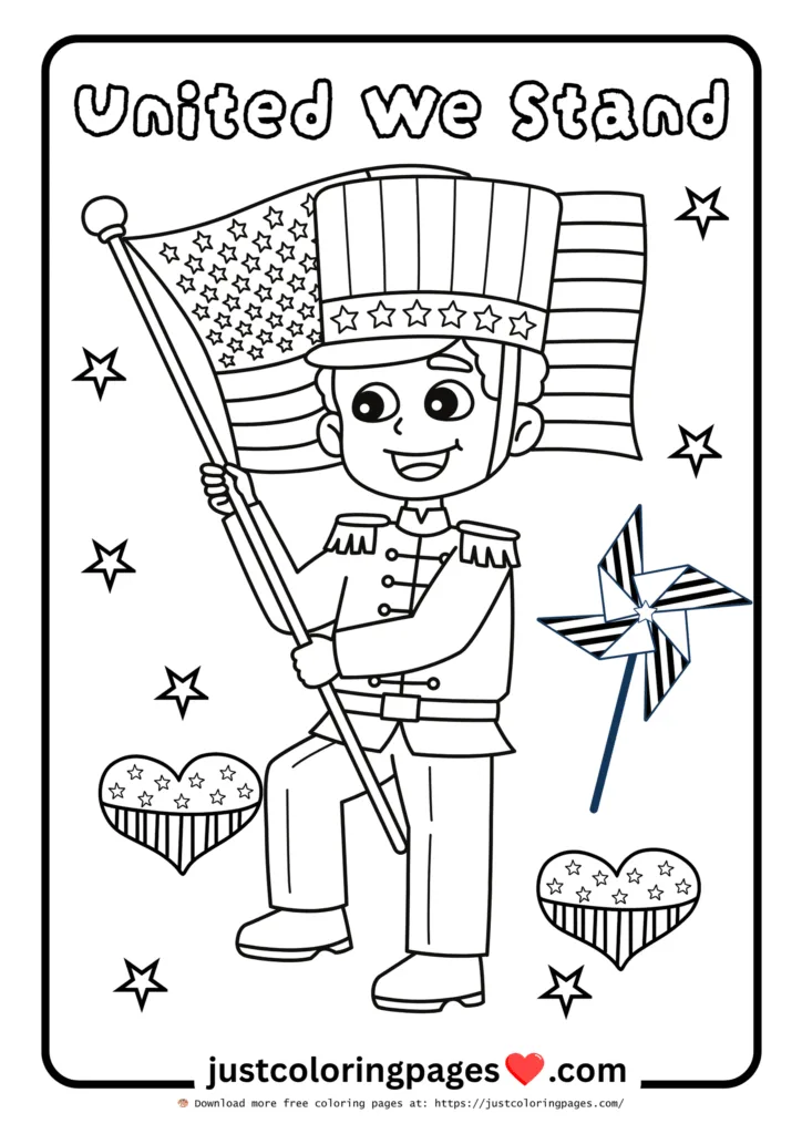 20+ Free American Flag Coloring Pages for Kids (PDF) 11 American flag coloring pages free download