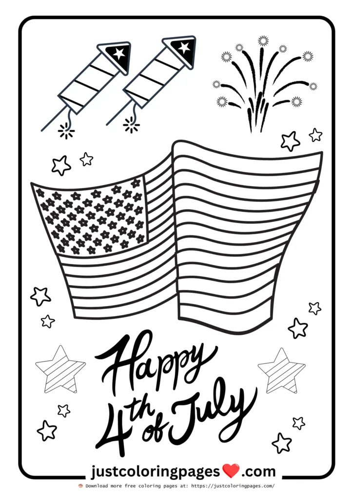 20+ Free American Flag Coloring Pages for Kids (PDF) 10 American flag coloring pages free download