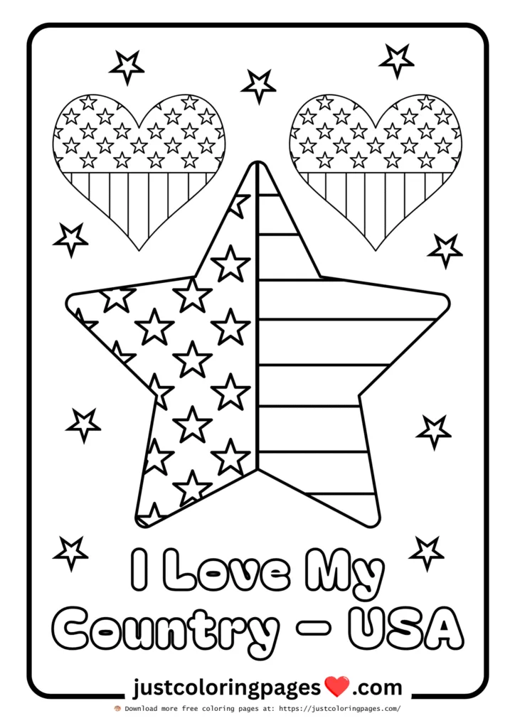 20+ Free American Flag Coloring Pages for Kids (PDF) 8 American flag coloring pages free download