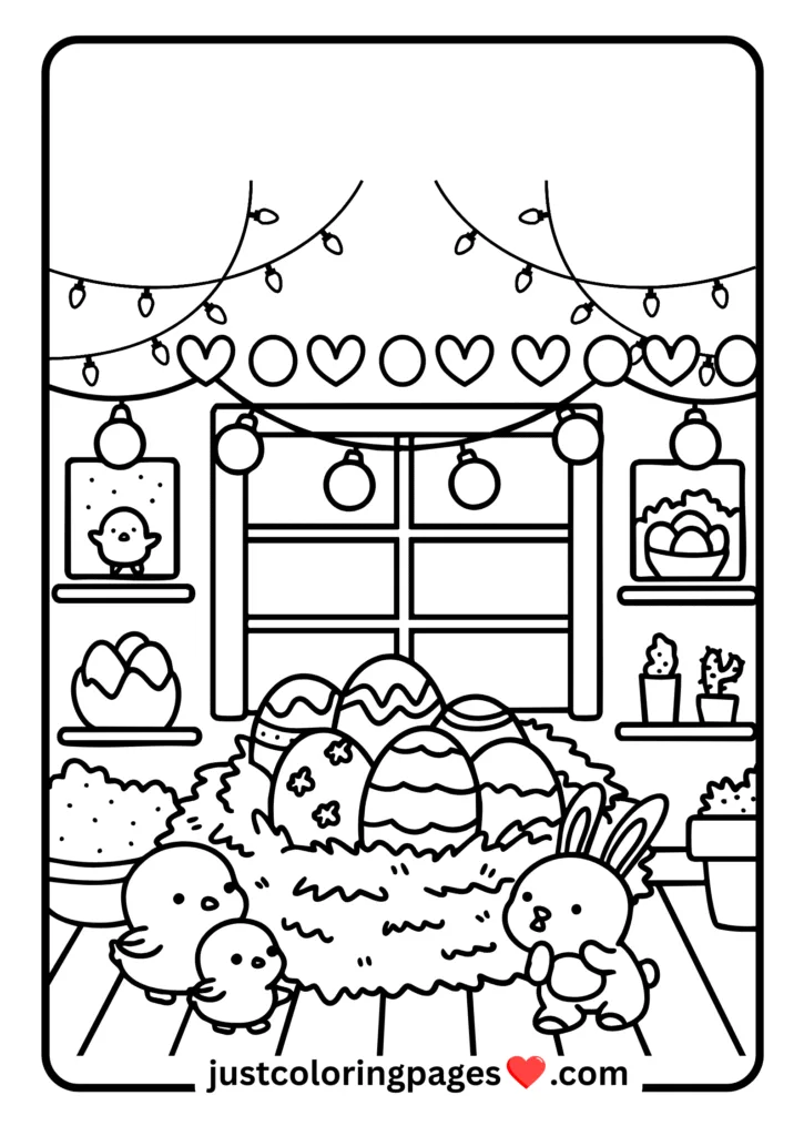 29+ Free Cozy Coloring Pages for All (Printable PDF) 14 Easter Coloring