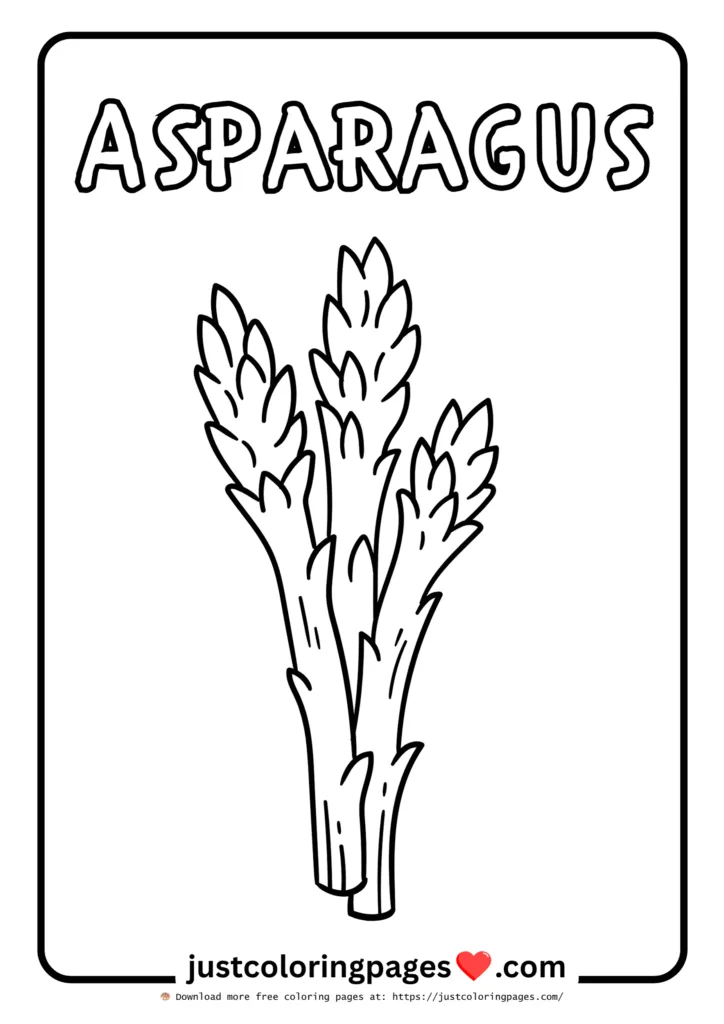 Download Free Vegetables Coloring Pages for Kids