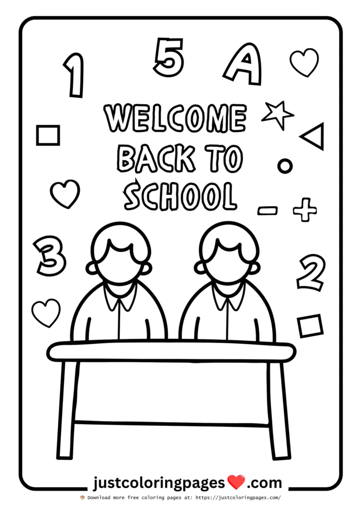 26+ Free Back to School Coloring Pages for Kids (Printable) 12 Download Free Back to School Coloring Pages for kindergarten, preschoolers and toddlers.