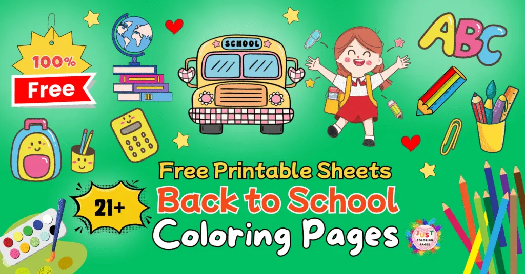 26+ Free Back to School Coloring Pages for Kids (Printable) 1 Download Free Back to School Coloring Pages for kindergarten, preschoolers and toddlers.