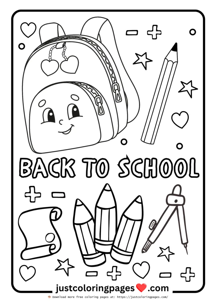 26+ Free Back to School Coloring Pages for Kids (Printable) 10 Download Free Back to School Coloring Pages for kindergarten, preschoolers and toddlers.