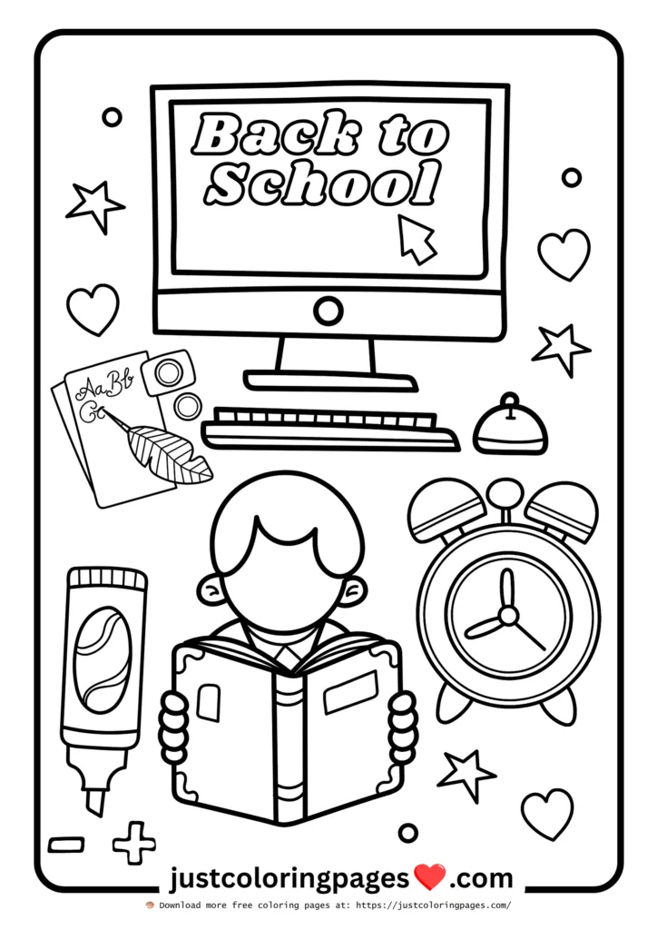 26+ Free Back to School Coloring Pages for Kids (Printable) 9 Download Free Back to School Coloring Pages for kindergarten, preschoolers and toddlers.
