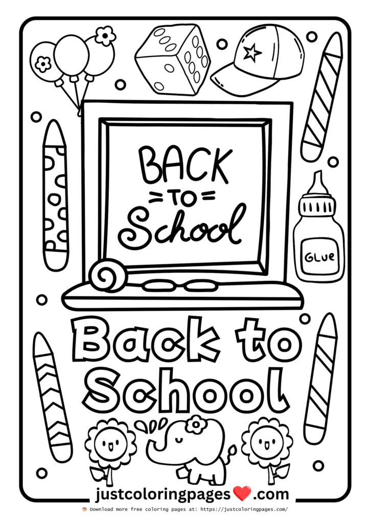 26+ Free Back to School Coloring Pages for Kids (Printable) 6 Download Free Back to School Coloring Pages for kindergarten, preschoolers and toddlers.