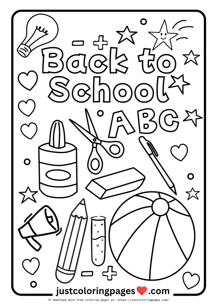 26+ Free Back to School Coloring Pages for Kids (Printable) 5 Download Free Back to School Coloring Pages for kindergarten, preschoolers and toddlers.