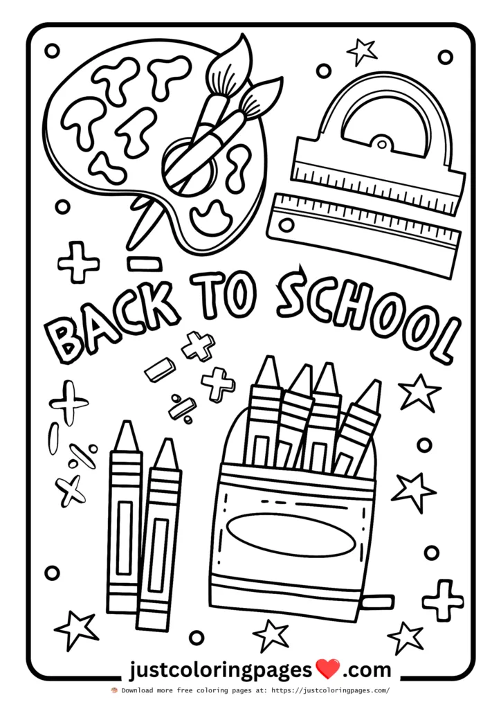 26+ Free Back to School Coloring Pages for Kids (Printable) 22 Download Free Back to School Coloring Pages for kindergarten, preschoolers and toddlers.