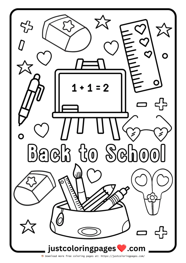 26+ Free Back to School Coloring Pages for Kids (Printable) 27 Download Free Back to School Coloring Pages for kindergarten, preschoolers and toddlers.