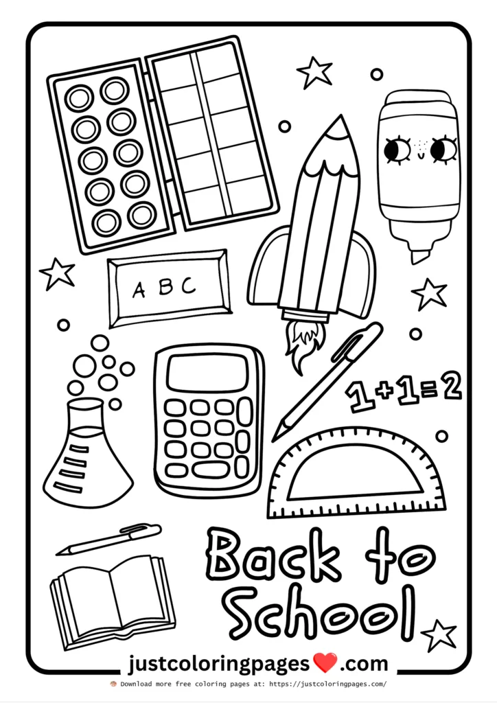 26+ Free Back to School Coloring Pages for Kids (Printable) 24 Download Free Back to School Coloring Pages for kindergarten, preschoolers and toddlers.