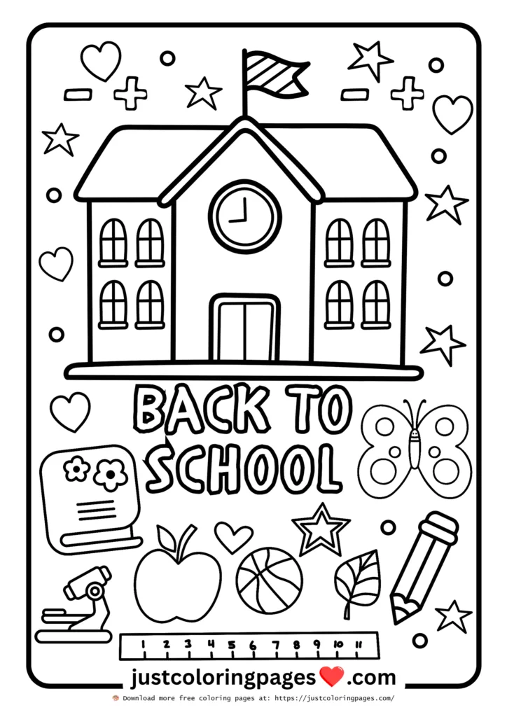 26+ Free Back to School Coloring Pages for Kids (Printable) 17 Download Free Back to School Coloring Pages for kindergarten, preschoolers and toddlers.
