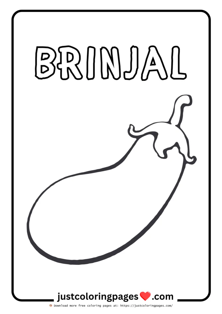 Download Free Vegetables Coloring Pages for Kids