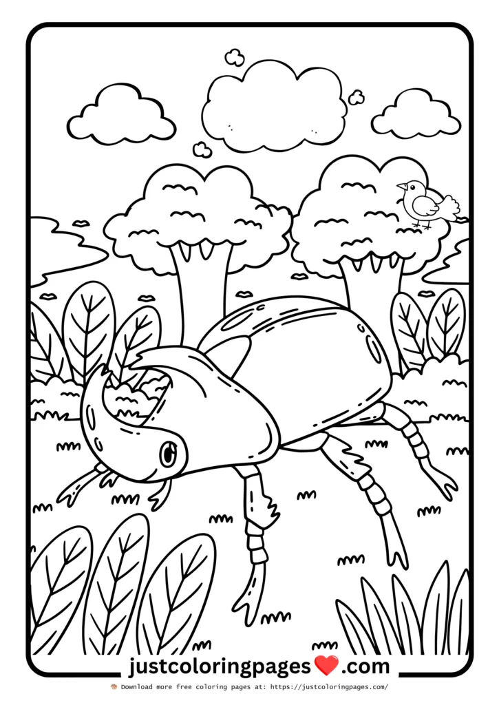 20+ Free Bug Coloring Pages for Kids (Printable PDF) 10 Insect coloring pages preschool
