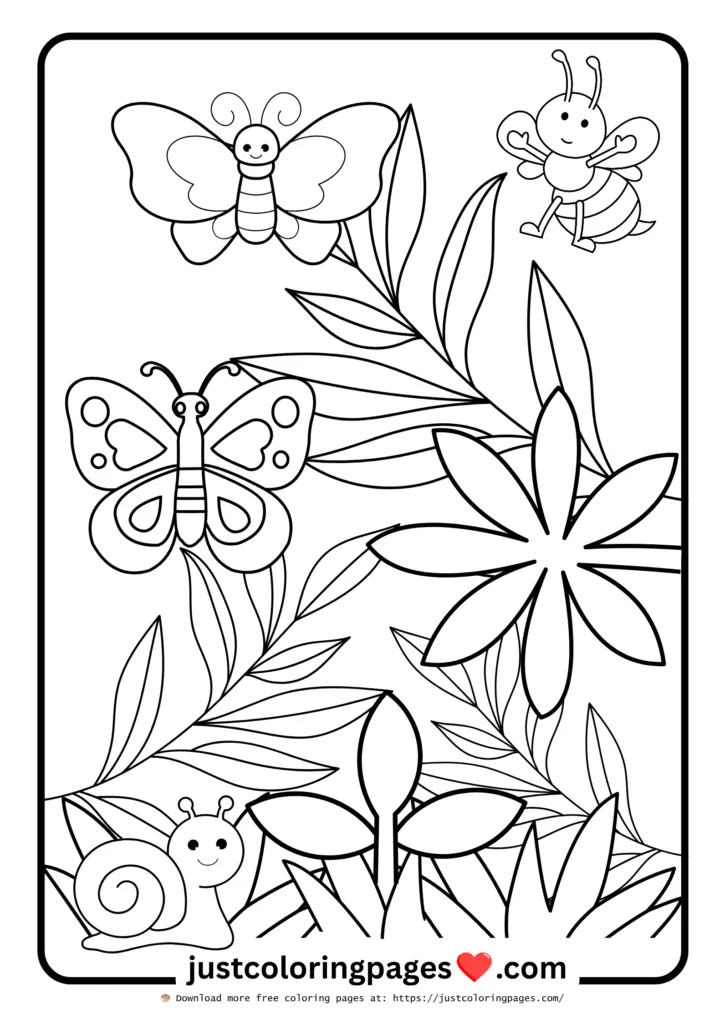 20+ Free Bug Coloring Pages for Kids (Printable PDF) 8 Easy Bug Coloring Page
