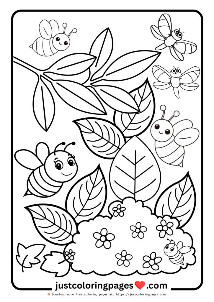 20+ Free Bug Coloring Pages for Kids (Printable PDF) 5 Kids Coloring Pages of Bugs