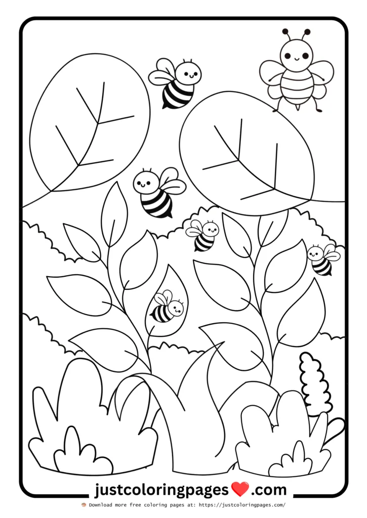 20+ Free Bug Coloring Pages for Kids (Printable PDF) 16 Simple insects color sheet