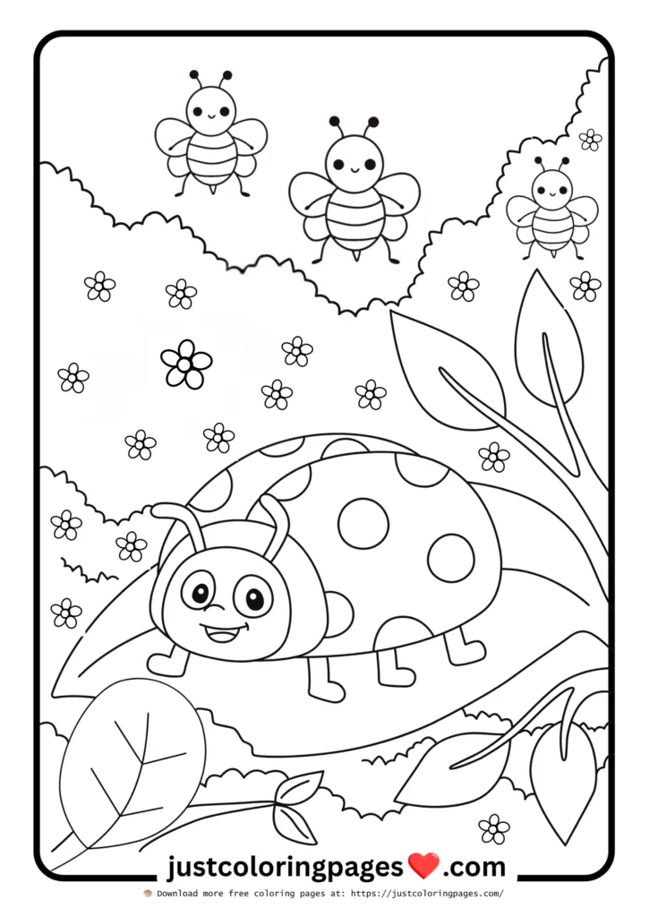20+ Free Bug Coloring Pages for Kids (Printable PDF) 14 Easy bug coloring pages
