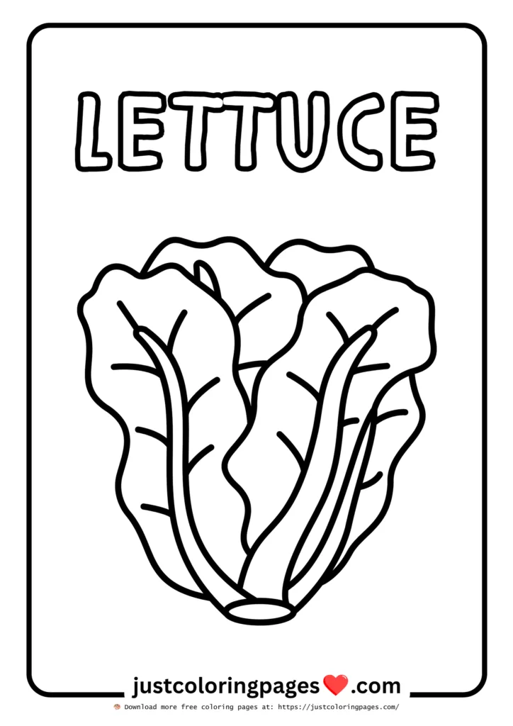 Download Free Vegetables Coloring Pages for Kids