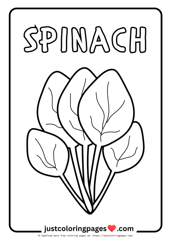 Download Free Vegetables Coloring Pages for Kids