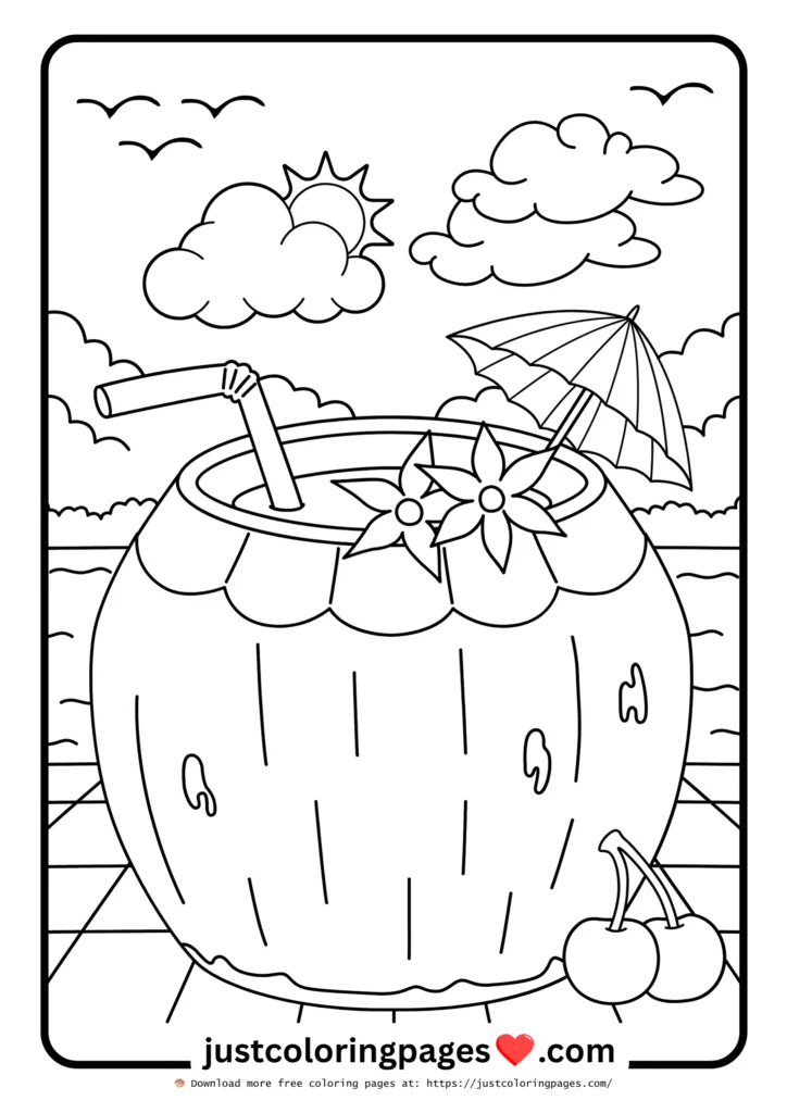 59+ Summer Coloring Pages (PDF Printables) - Free Download 43 Summer Coloring Pages for Preschooler