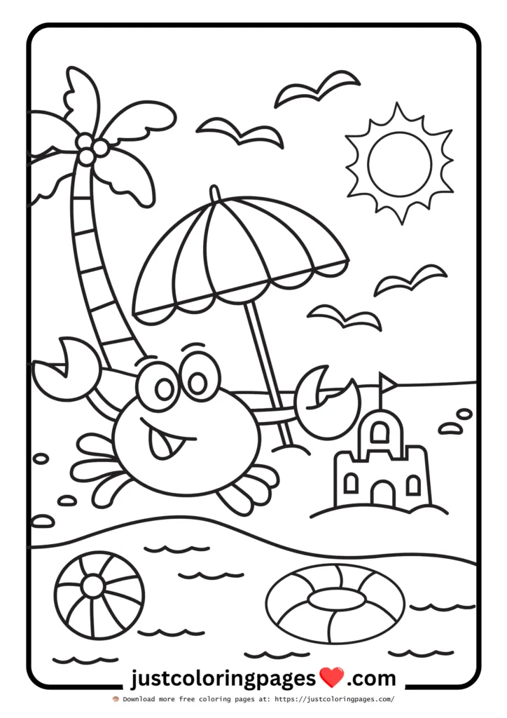 59+ Summer Coloring Pages (PDF Printables) - Free Download 55 Bold and Beautiful Design to Color