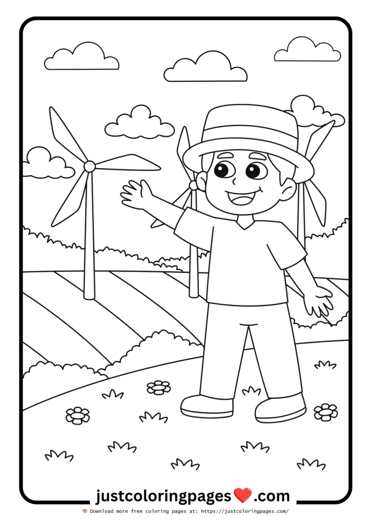 59+ Summer Coloring Pages (PDF Printables) - Free Download 26 A little boy is enjoying his summer vacation