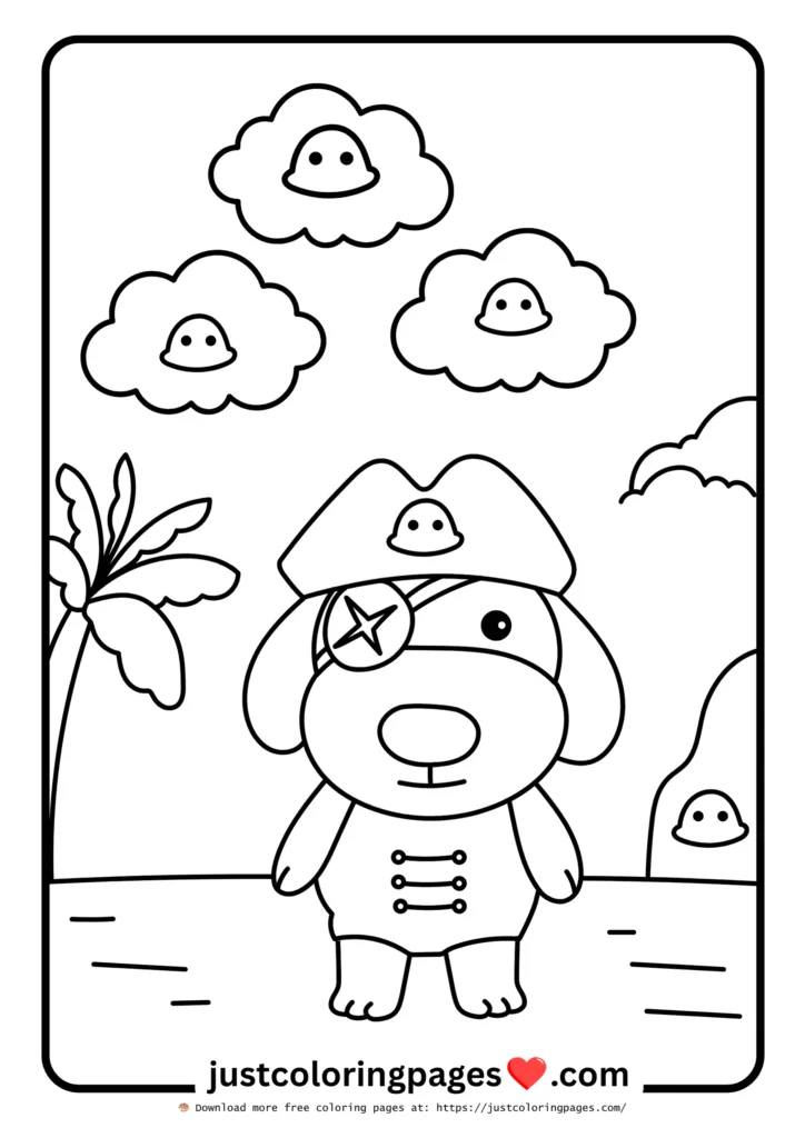 59+ Summer Coloring Pages (PDF Printables) - Free Download 10 Halloween Dog and Clouds