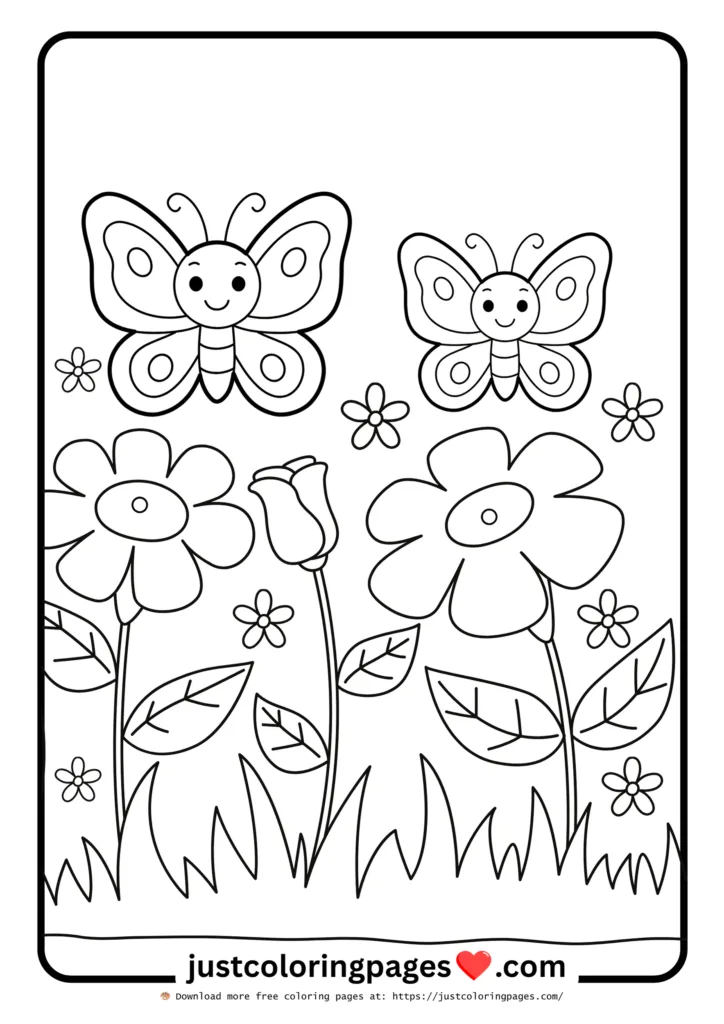 20+ Free Butterfly Coloring Pages for Kids (Printable PDF) 18 butterfly coloring sheets easy