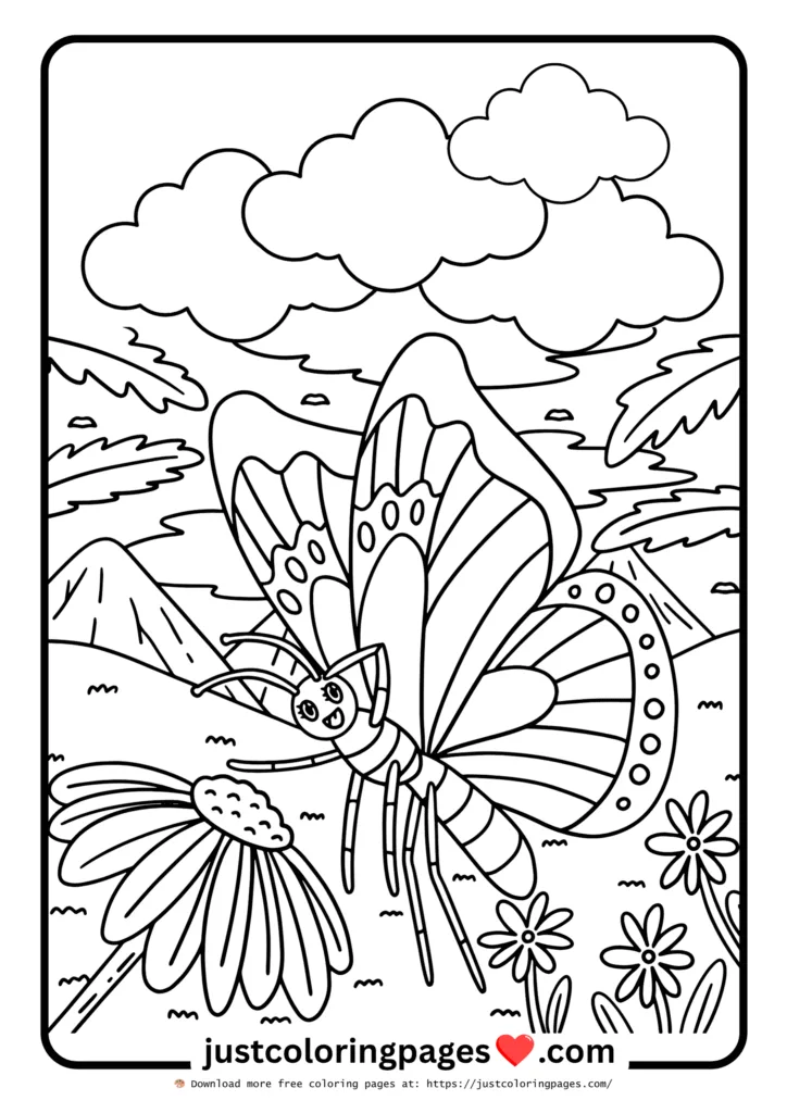 20+ Free Butterfly Coloring Pages for Kids (Printable PDF) 20 butterfly coloring sheets