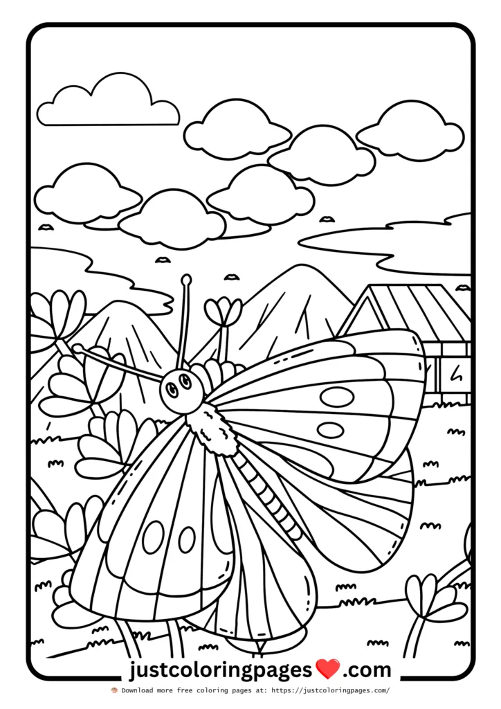 20+ Free Butterfly Coloring Pages for Kids (Printable PDF) 6 butterfly coloring pages for adults