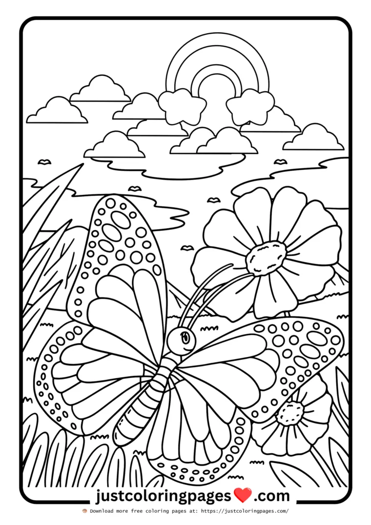 20+ Free Butterfly Coloring Pages for Kids (Printable PDF) 8 butterfly coloring pages for toddlers