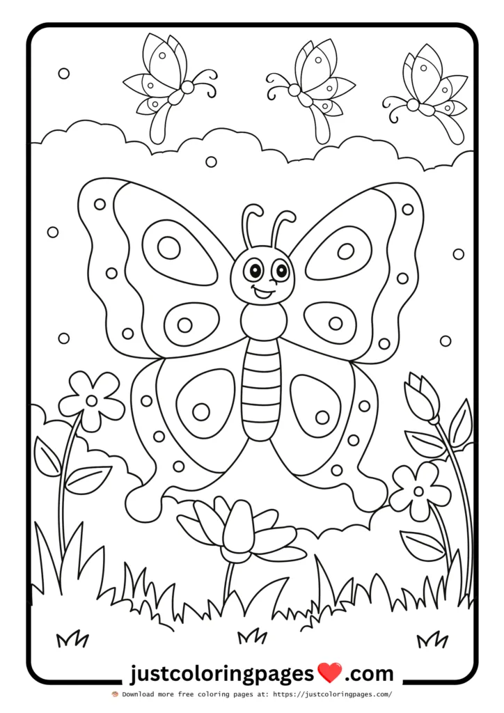 20+ Free Butterfly Coloring Pages for Kids (Printable PDF) 5 butterfly coloring pages free pdf