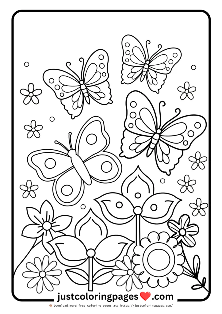 20+ Free Butterfly Coloring Pages for Kids (Printable PDF) 13 butterfly coloring sheets for adults