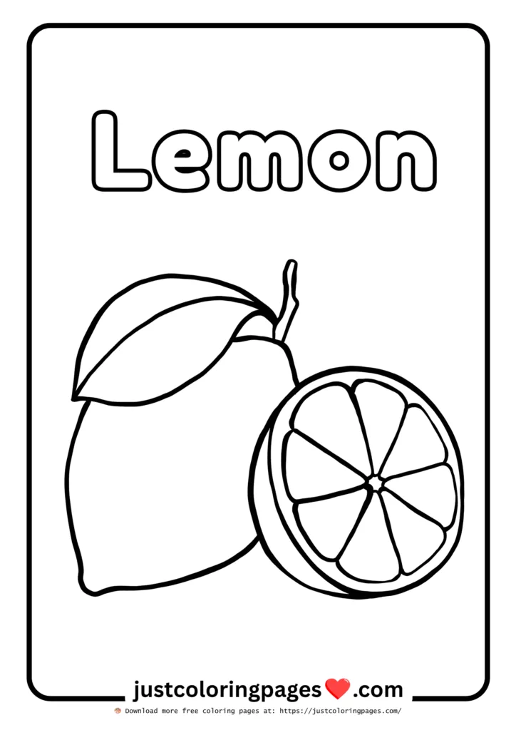 Download 39+ Free Fruits Coloring Pages for Kids, great coloring activity for kids