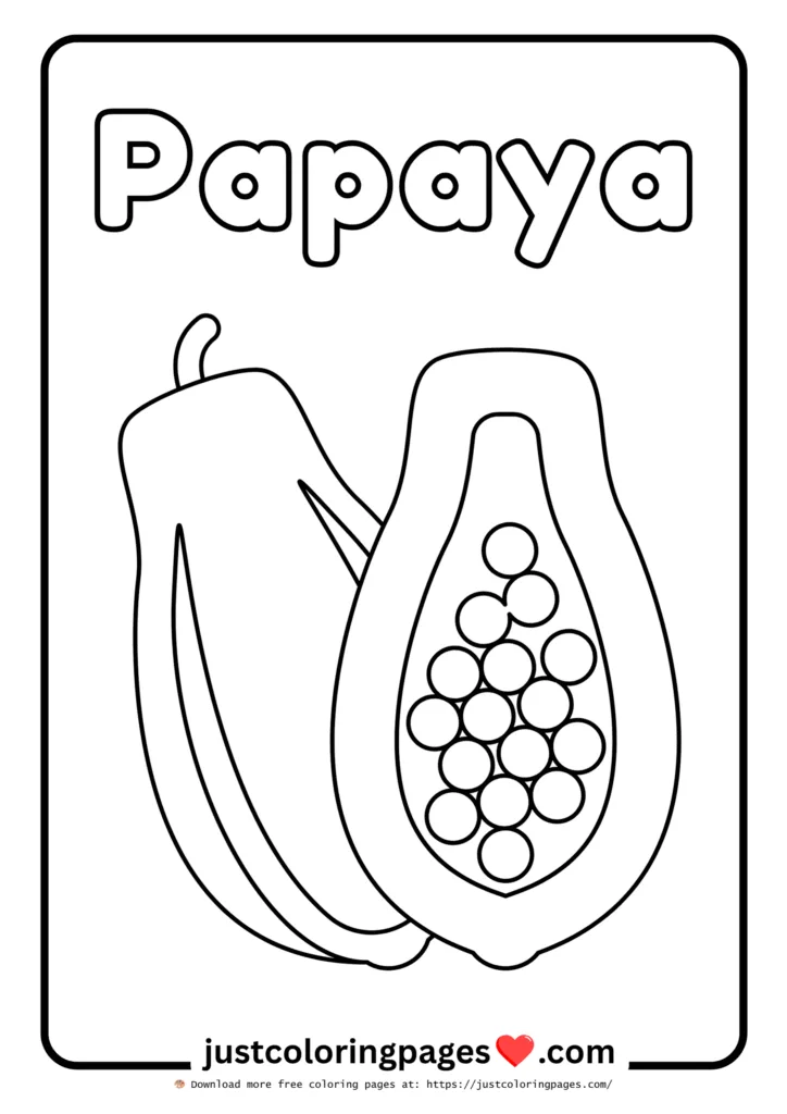 Download 39+ Free Fruits Coloring Pages for Kids, great coloring activity for kids