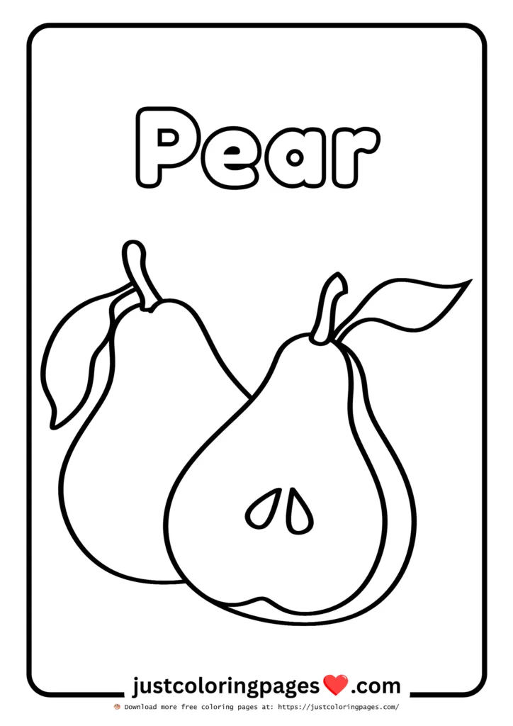 Download 39+ Free Fruits Coloring Pages for Kids, great coloring activity for kids