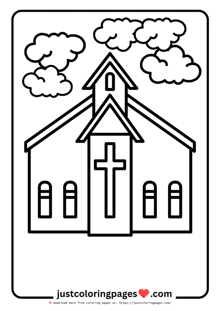 Simple Bible verse artwork designed for coloring.