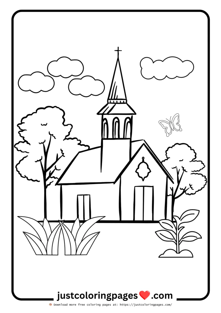 Christian coloring sheet
