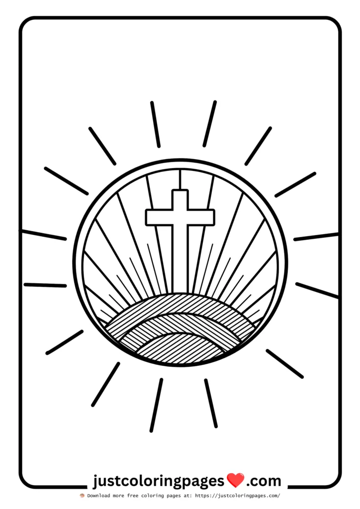 Encouraging Bible verse page to color and display.