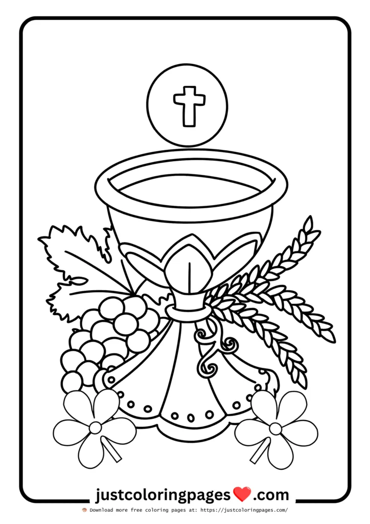 Good Friday Christian Religious Coloring for Kids