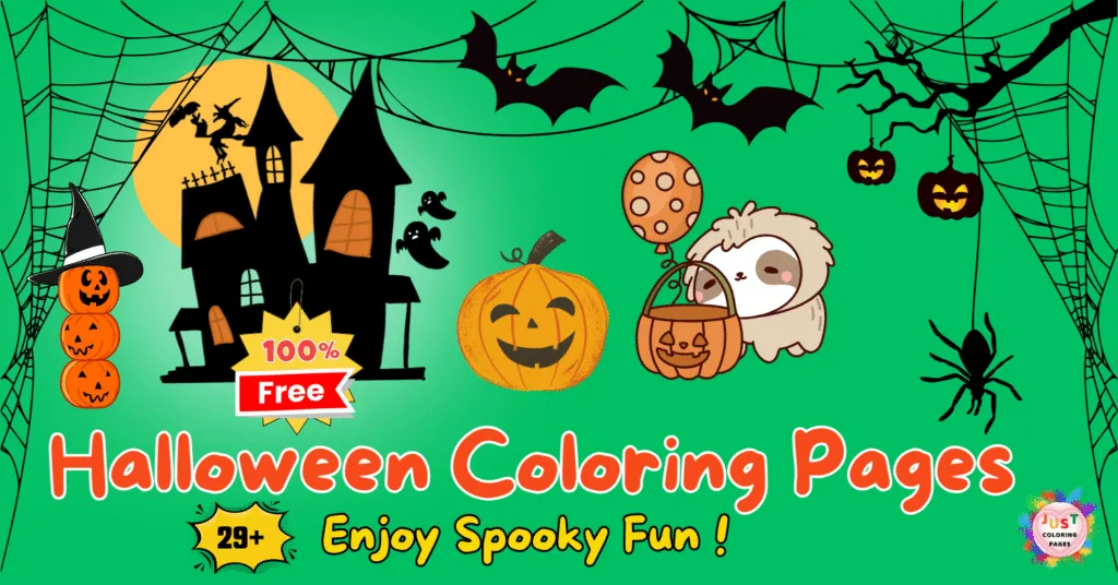 Halloween coloring pages printable pdf