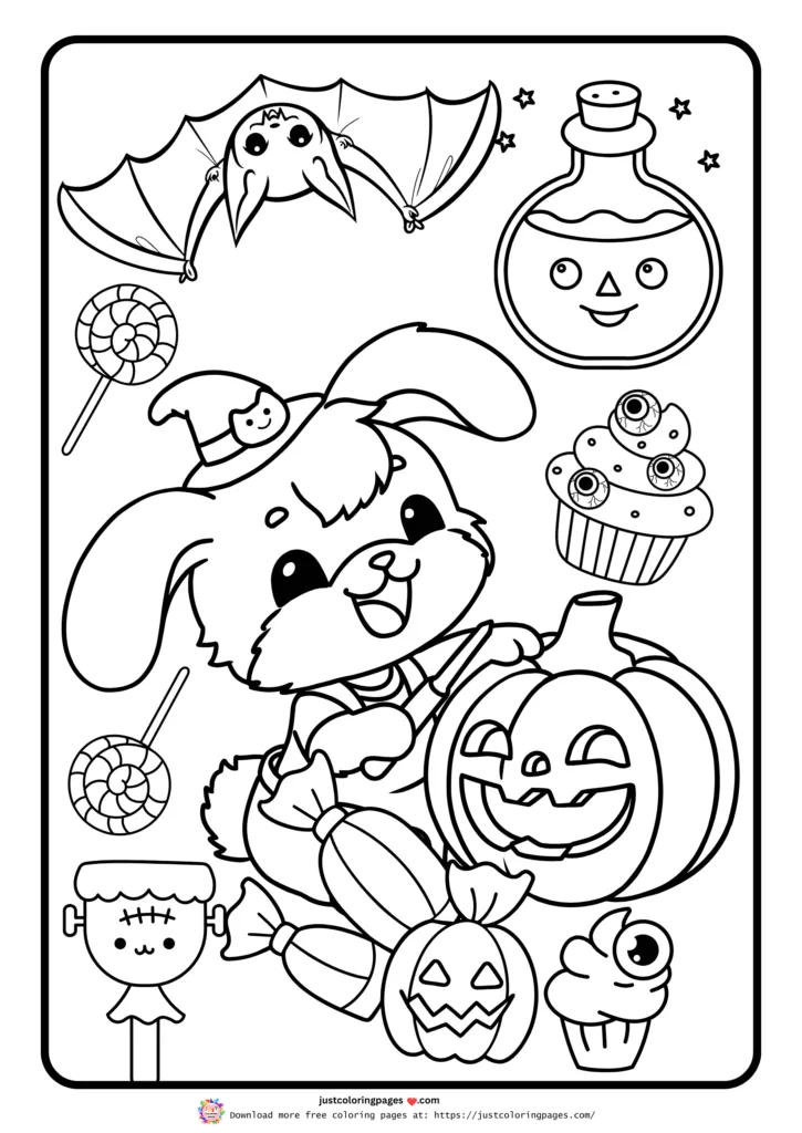 Black-And-White Halloween Animal