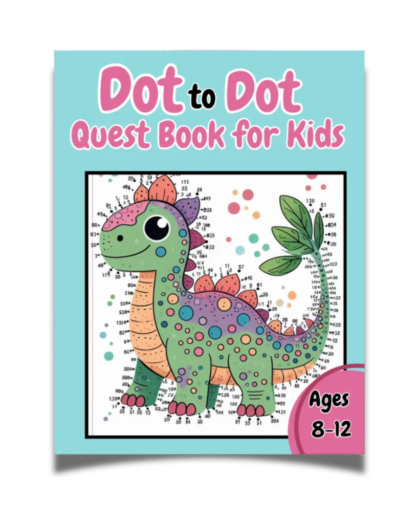 Dot to Dot Quest Book for Kids: 60 Exciting Puzzles: An Activity Book for Boys and Girls to Connecting and Coloring Pages Ages 8-12