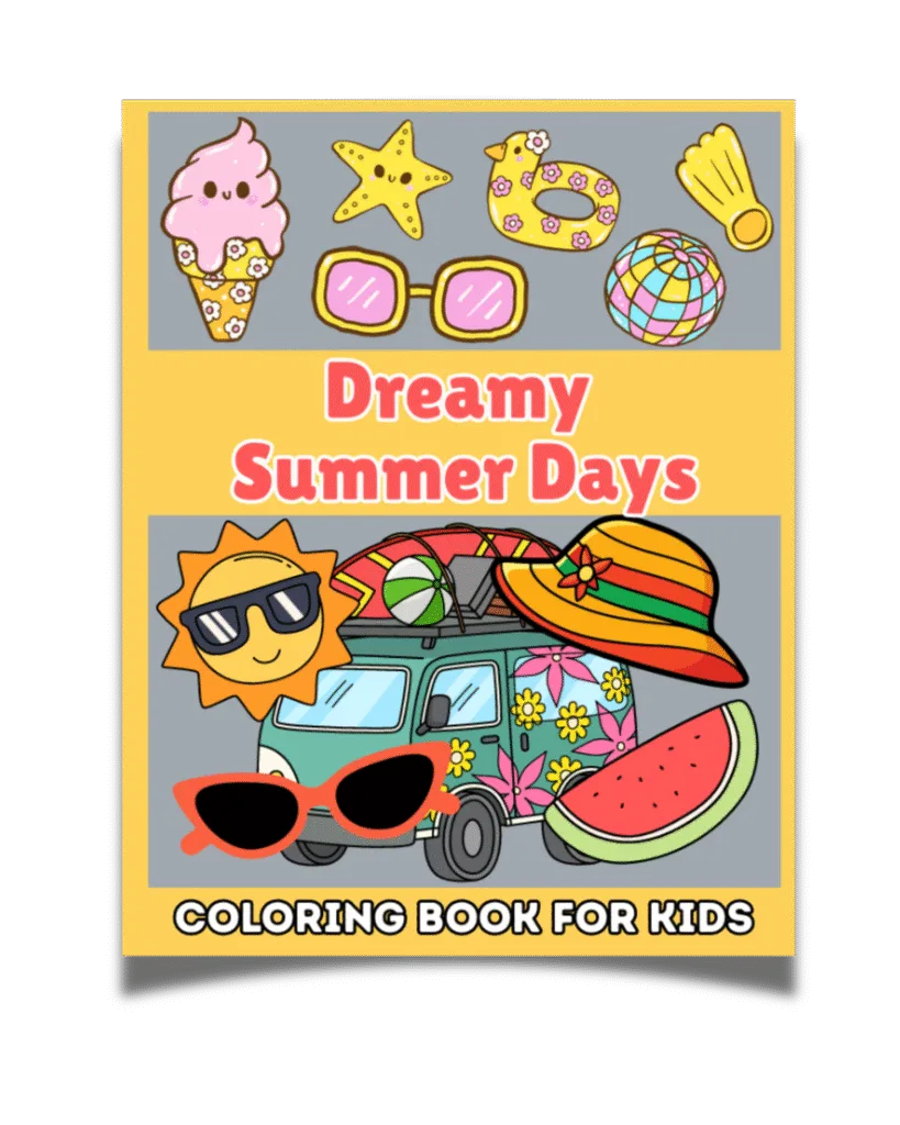 summer coloring book for kids