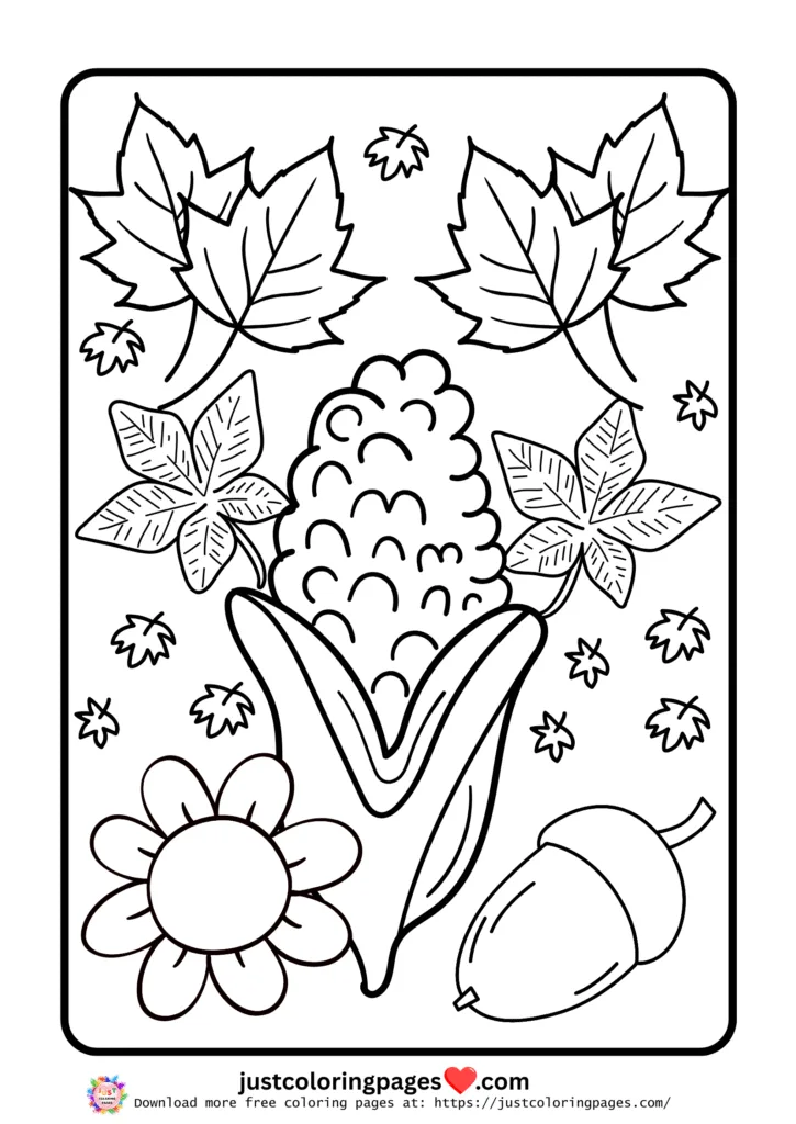 20+ Autumn Coloring Pages for Kids (Free Printable PDF) 13 Free coloring pages printable