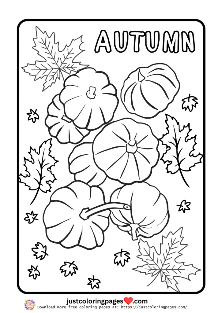 20+ Autumn Coloring Pages for Kids (Free Printable PDF) 15 Fall coloring pages Preschool