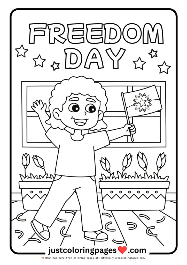 20+ Juneteenth Coloring Pages Easy (Free Printable PDF) 7 End of slavery coloring easy pages